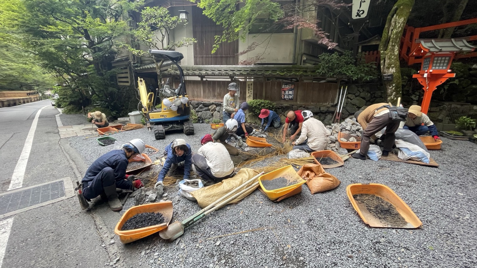 第2期の施工の様子（2022年7月）。